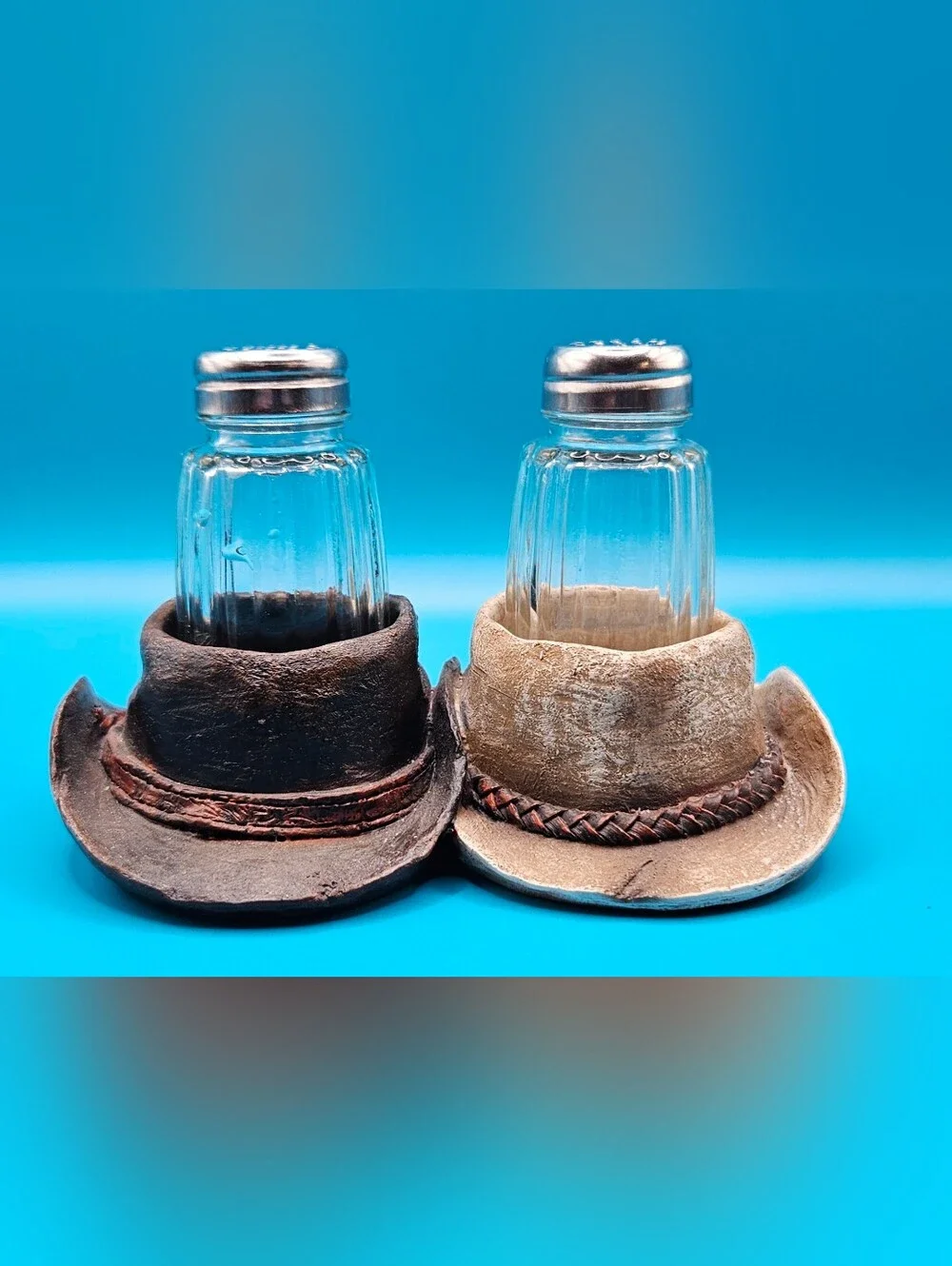 Cowboy Hat Salt & Pepper Shaker Set